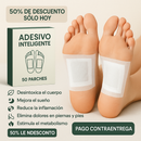 Adhesivo Inteligente Detox - Limpia tu cuerpo naturalmente mientras duermes [50 PARCHES] + [Libro de Jugos Desintoxicantes]